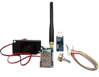 4setslot 500mw 1w 3km all in one vhf walkie talkie voice module kit sa828 rf audio wireless transmitter