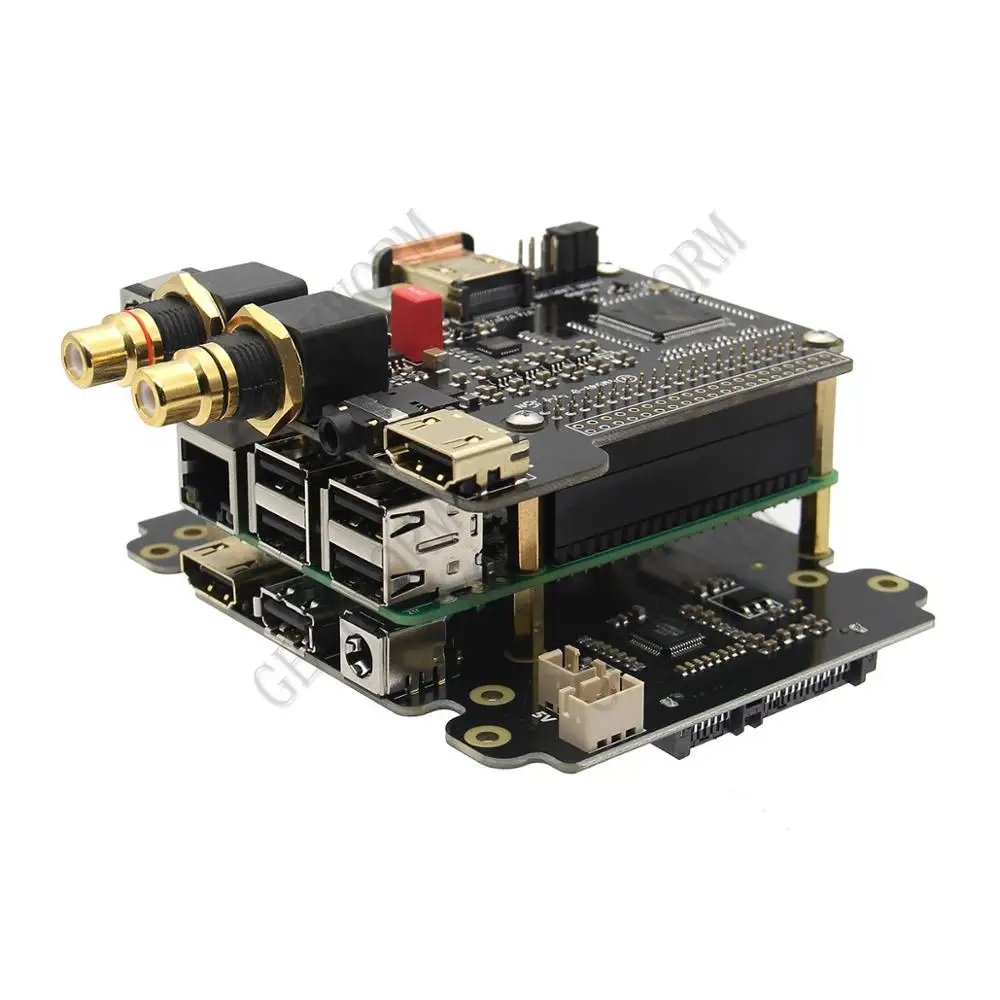 Малина Pi X4000 ES9018K2M Hi Fi плеер ЦАП Плата расширения для Raspberry 3 Модель B/2B/B|raspberry pi|dac pipi