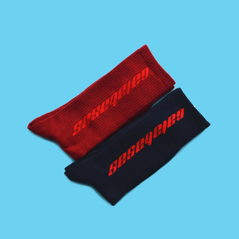 MOQ10pairs новые носки Calabasas хлопковые длинные спортивные баскетбольные мужские