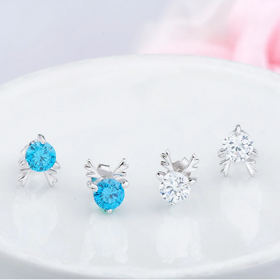 Серьги из серебра 925 женские модные ювелирные изделия со стразами аксессуары для