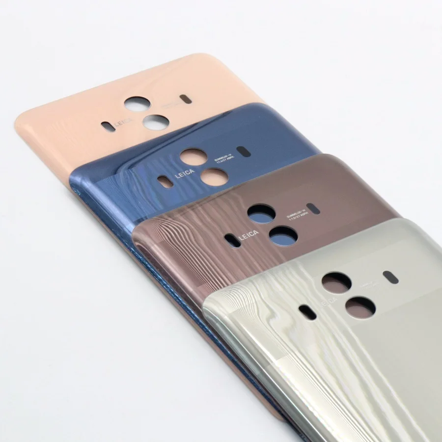 Для HUAWEI mate 10 Задняя стеклянная крышка батарейного отсека задняя крышка корпуса Дверь чехол для Huawei mate 10 Pro задняя крышка батарейного отсека mate 10 Pro замена
