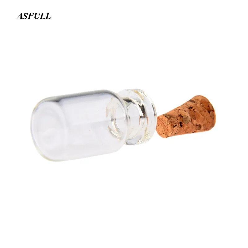 Маленькая бутылочка 2 мл 10 шт. прозрачная пустая стеклянная для посланий желаний