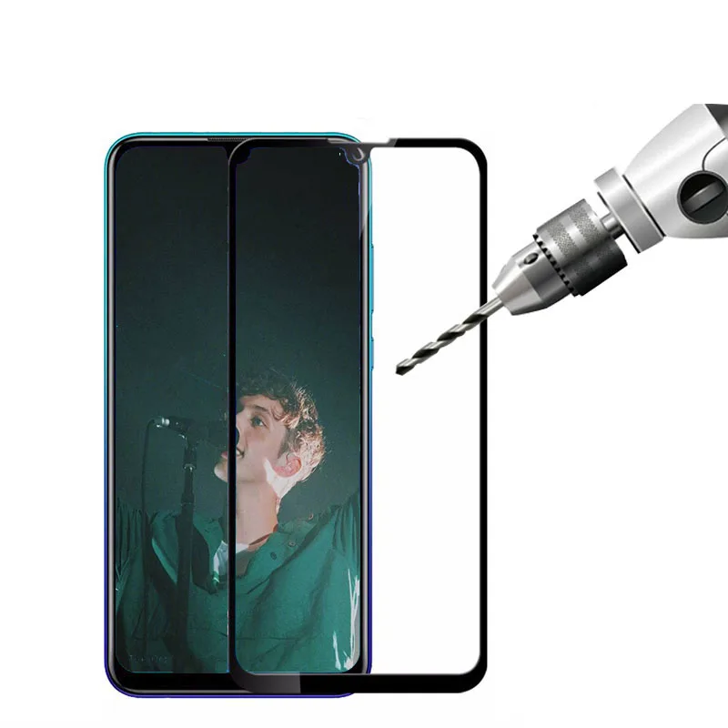 Защитное стекло для huawei P smart plus закаленное стекло psmart hauwei huawey huavei полное покрытие защита экрана 9h пленка