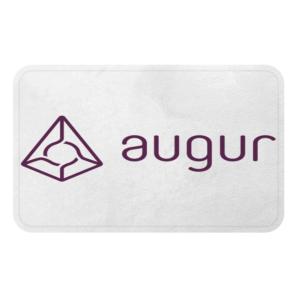 Cryptocurrency значки логотипы AUGUR коврик для ванной кухонный Противоскользящие