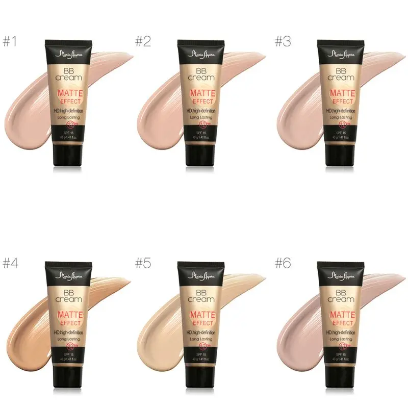 Профессиональный стойкий женский макияж SPF 15 Солнцезащитный матовый натуральный консилер для лица основа для макияжа BB крем Новинка