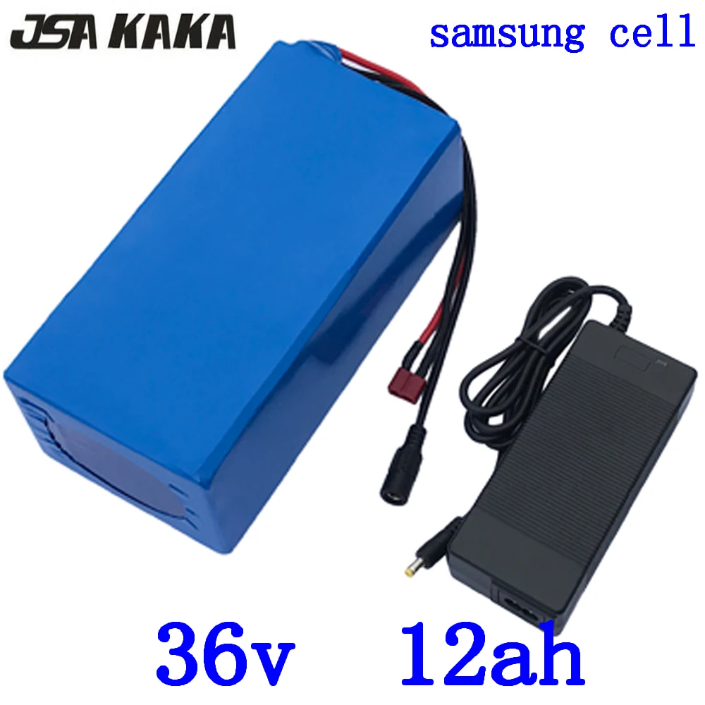 36V 12AH 500W батарея для электрического велосипеда 36v 12ah литиевая использования samsung