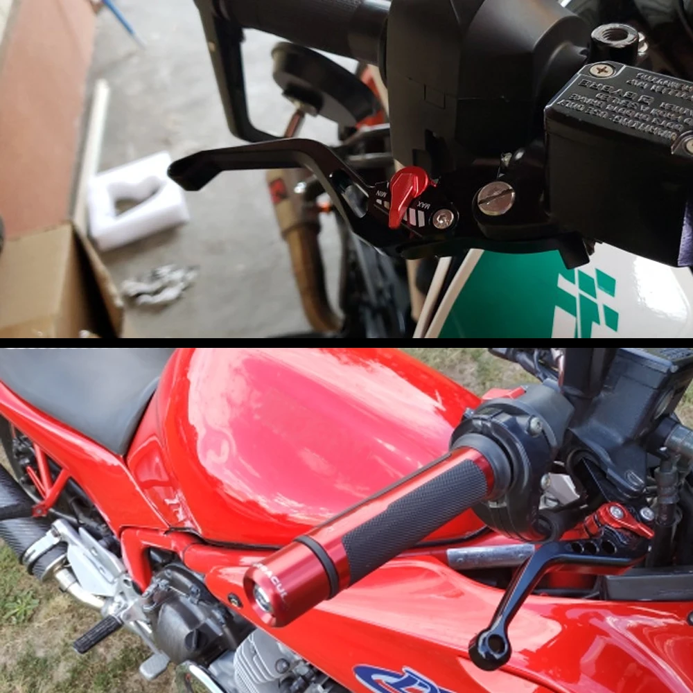 

5D For YAMAHA YZFR1 YZF R1 2004-2008 2007 2006 2005 Folding Brake Clutch Levers Handlebar Hand Grips 1 Set