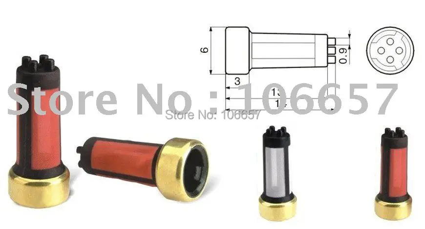 Бесплатная доставка 500 шт. зеркальный фильтр топливного инжектора bosch