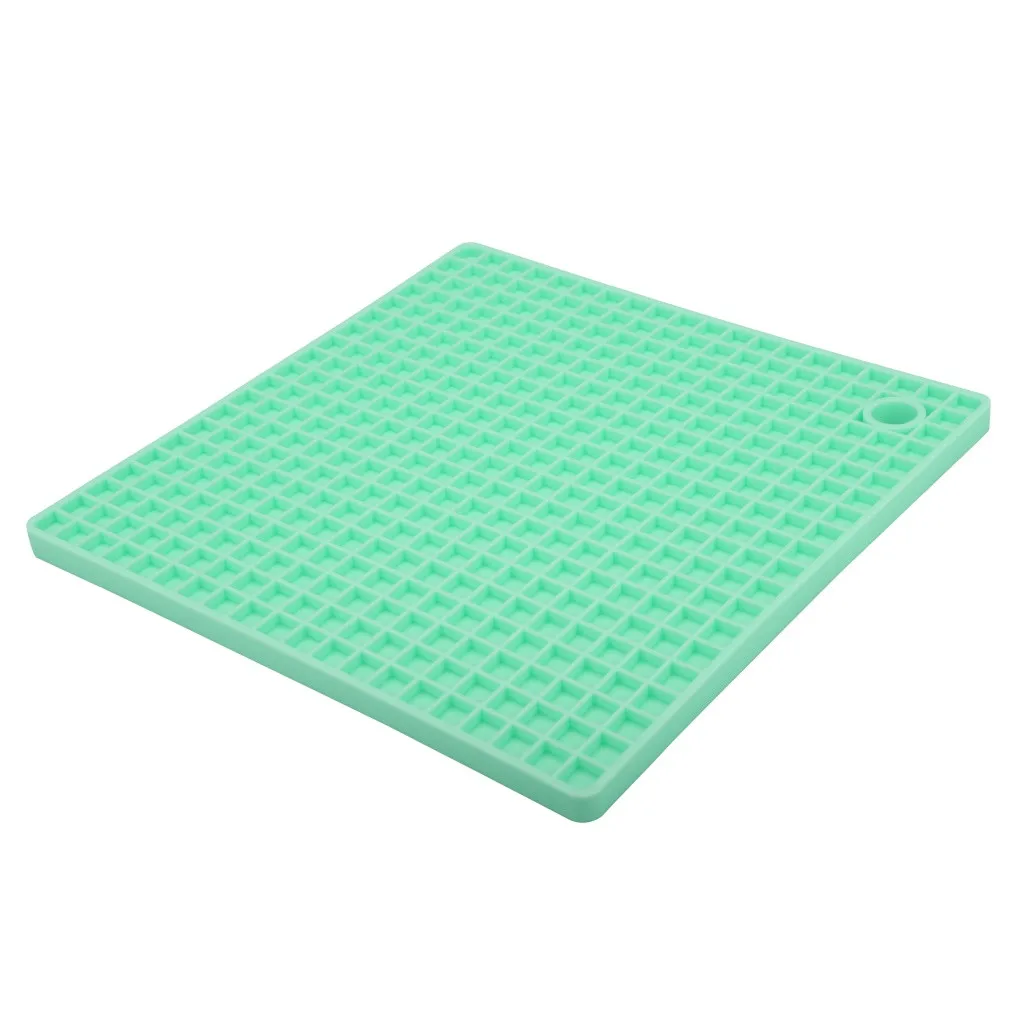 Reusable Non-Slip Non-Toxic Silicone Mat Bowl Coaster Square Table Placemat Kitchen Anti-hot Pad Drop Shipping | Дом и сад