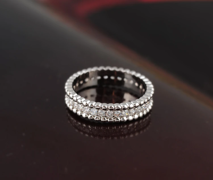 Модные новые женские хрустальные кольца белого цвета классические простые