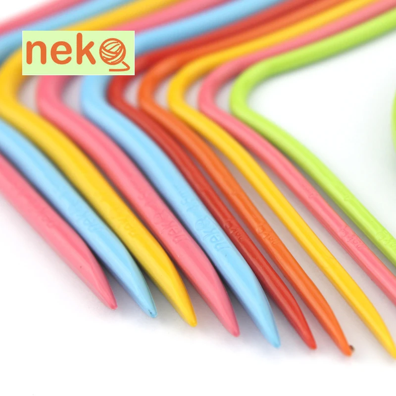 Пластиковая изогнутая двойная заостренная кабельная игла NEKO|cable needles|double point