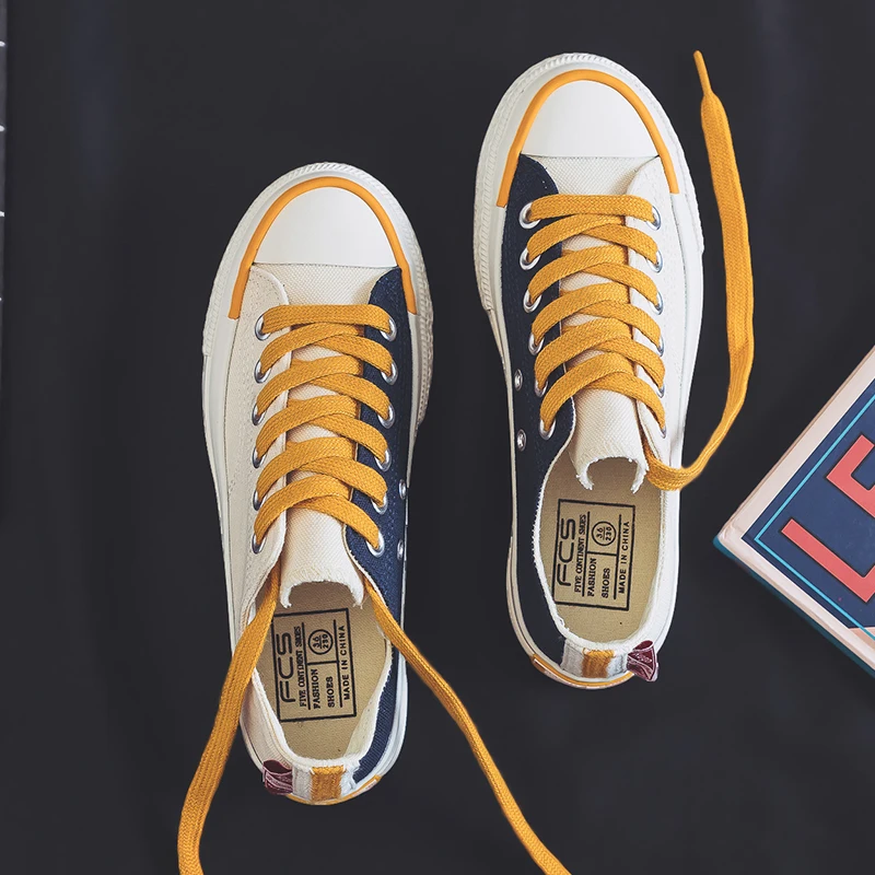 Женская парусиновая обувь коллекция 2019 года сезон осень модные кроссовки на