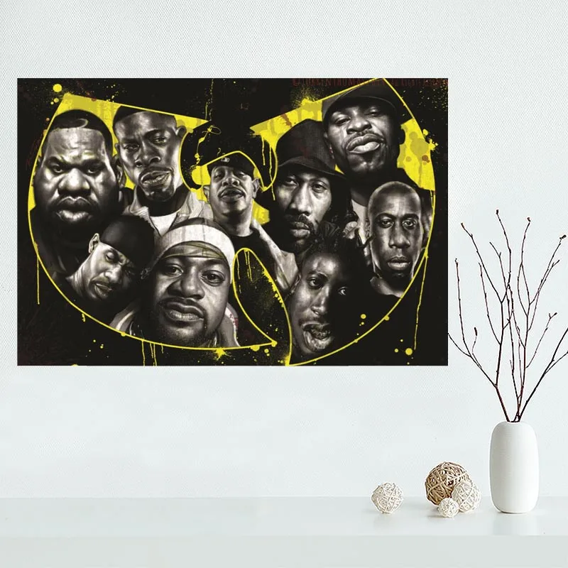 Модный Индивидуальный Коврик для Wu Tang Холст плакат настенный художественный