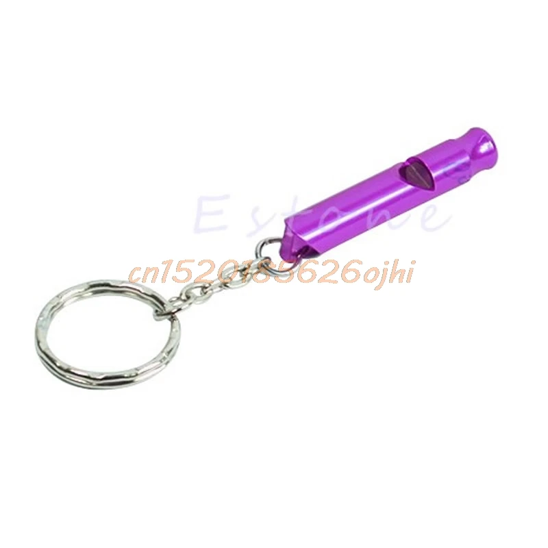 

Mini Whistle Keychain Lifesaving Whistle Useful Tool Aluminium 45*9MM #H030#