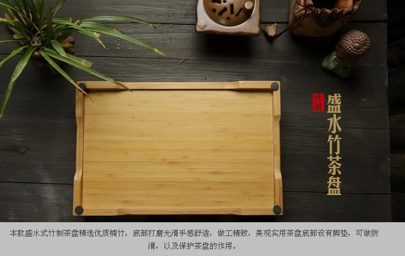 Лидер продаж! Новинка 2014 модный чайный поднос из бамбука со звездочками 28*18*6 5 см