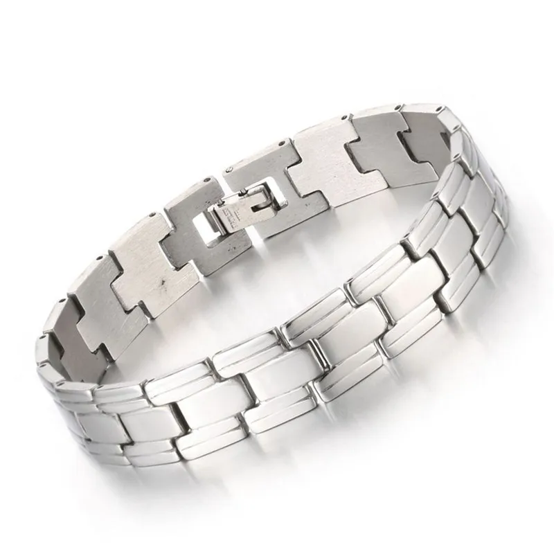 2 варианта дерева слоев мужские браслеты серебряного цвета из нержавеющей стали