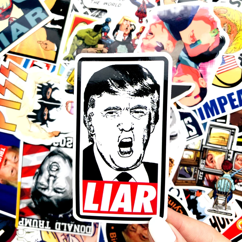 55 шт. американская президентская наклейка Трамп s для мотоцикла ноутбук багаж