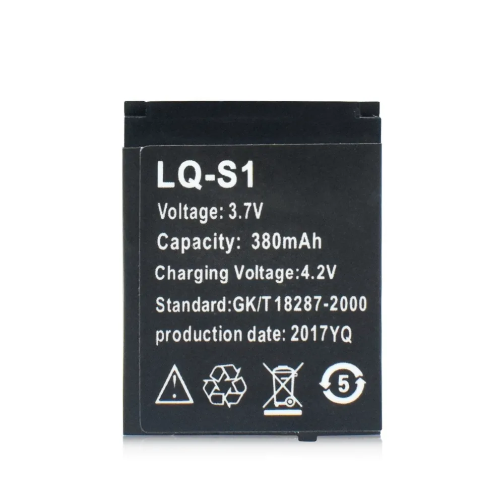 Новый Сменный аккумулятор для смарт часов 380 мАч DZ09 QW09 W8 A1 V8 X6 Φ GJD DJ 09|Цифровые
