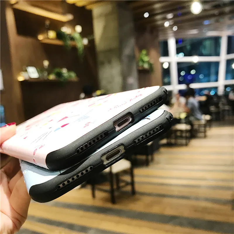 Модные Симпатичные застенчивый Cat чехлы для iphone 8 антидетонационных Телефон Hard