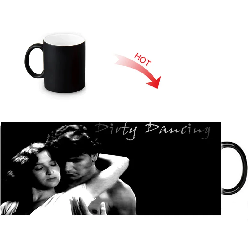 Кружка для кофе Dirty Dancing меняющая цвет Термочувствительная кружка с датчиком
