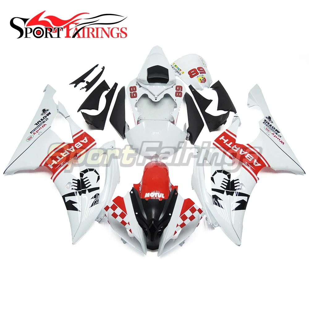 

Fairings For Yamaha YZF 600 R6 08 09 10 11 12 13 14 15 2008 - 2015 ABS Motorcycle Fairing Kit YZF-R6 Cowling ABARTH 89 Body Kit