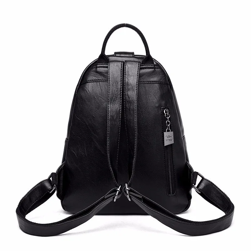 Роскошные женские кожаные рюкзаки дизайнерские Mochila Feminina школьные рюкзаки для девочек Однотонные повседневные Рюкзаки Рюкзак для девочек Новинка