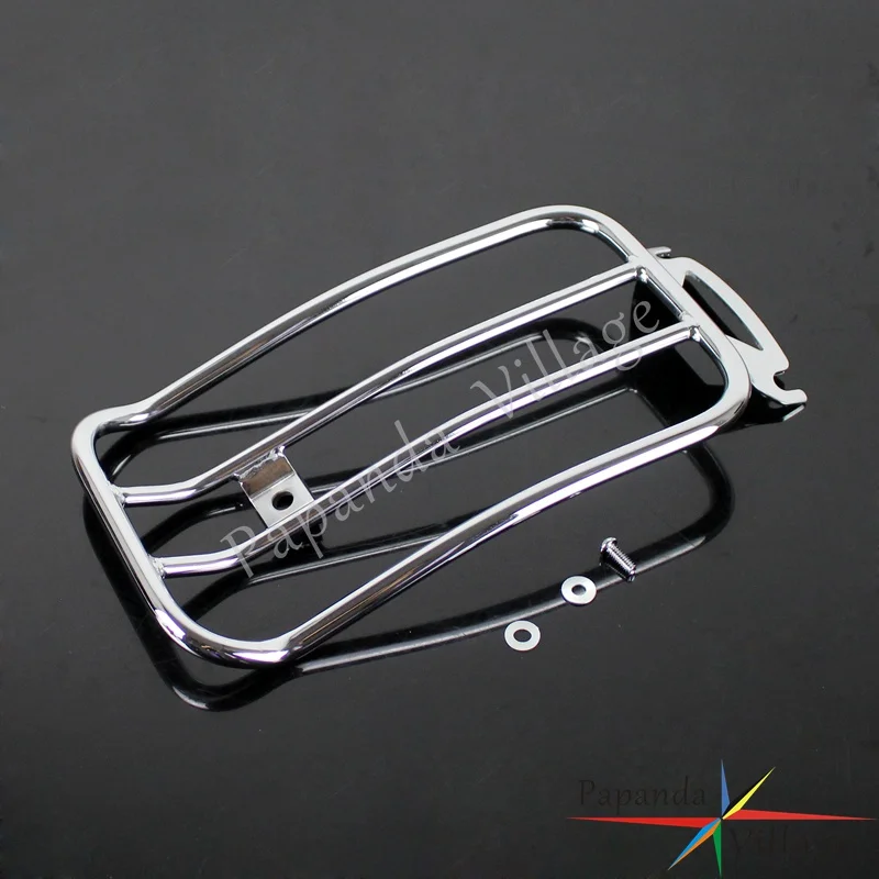 Хромированная задняя багажная стойка для мотоцикла Harley Touring FLHT FLHR FLHX FLT 1997 2015 Electra