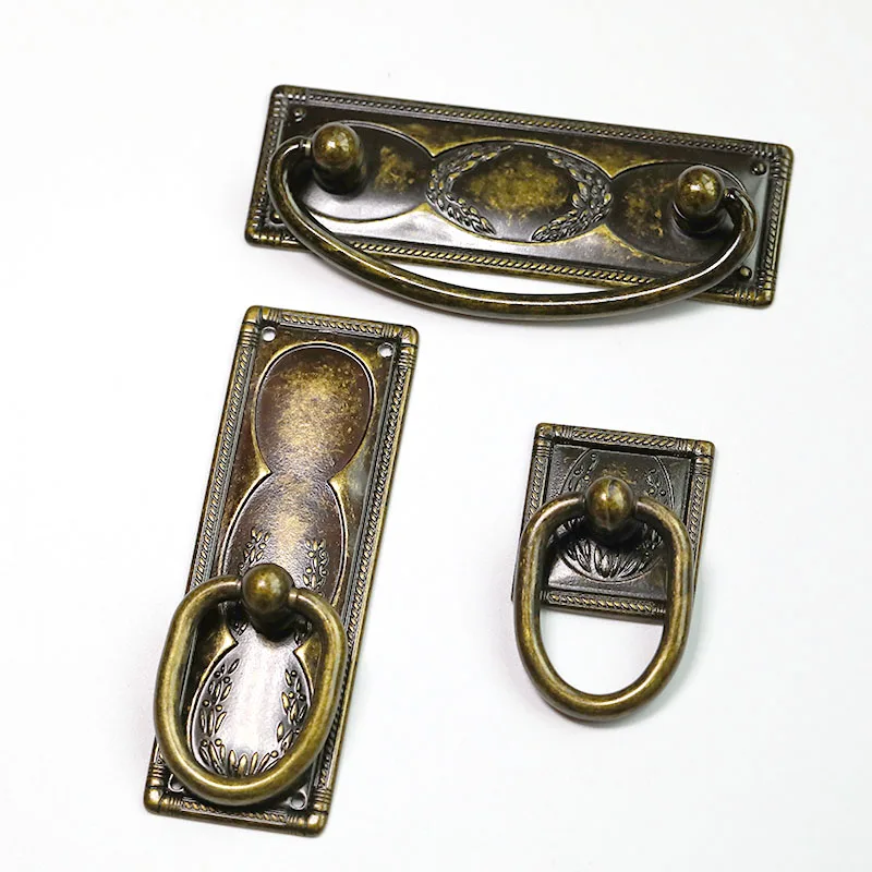 64 мм американский ретро стиль выдвижное кольцо ящик шкаф для обуви Вытяжная