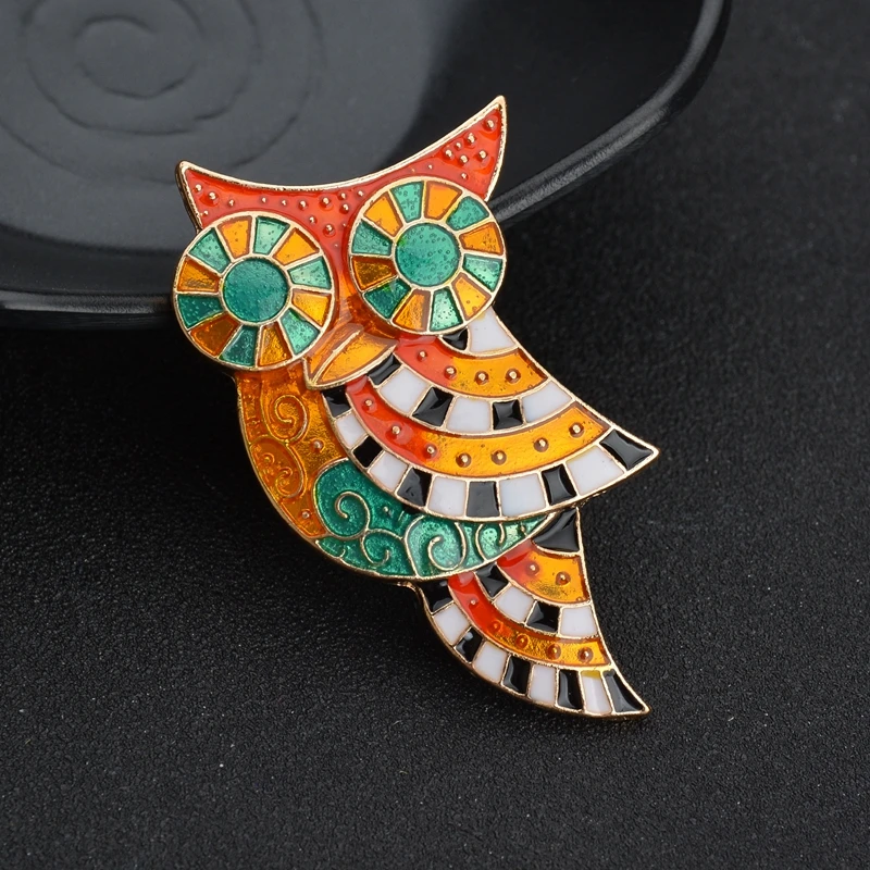 Женская винтажная цветная эмалированная брошь на булавке Terreau Kathy модные