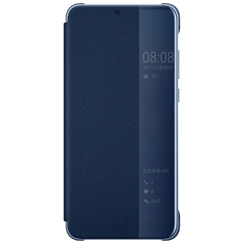100% Официальный HUAWEI P20 Pro Чехол оригинальный Smart View Дело покрытие корпуса зеркало