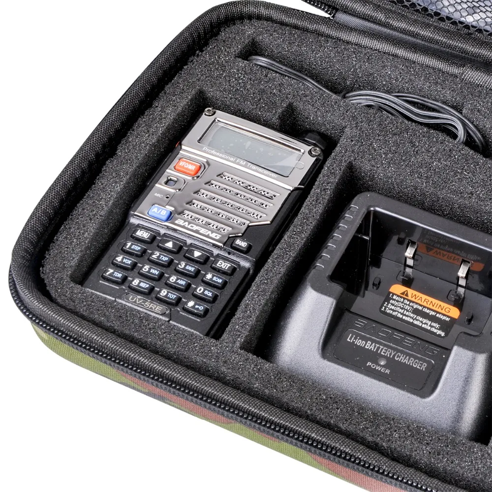 

Baofeng UV-5R Walkie Talkie Camouflage Handbag UV 5R Radio Nylon Protect Portable Storage Case for 5RE 5RA Radio Accessories