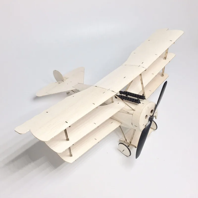 MininimumRC самолет лазерная резка самолетик из пробкового дерева комплект Fokker DR.1