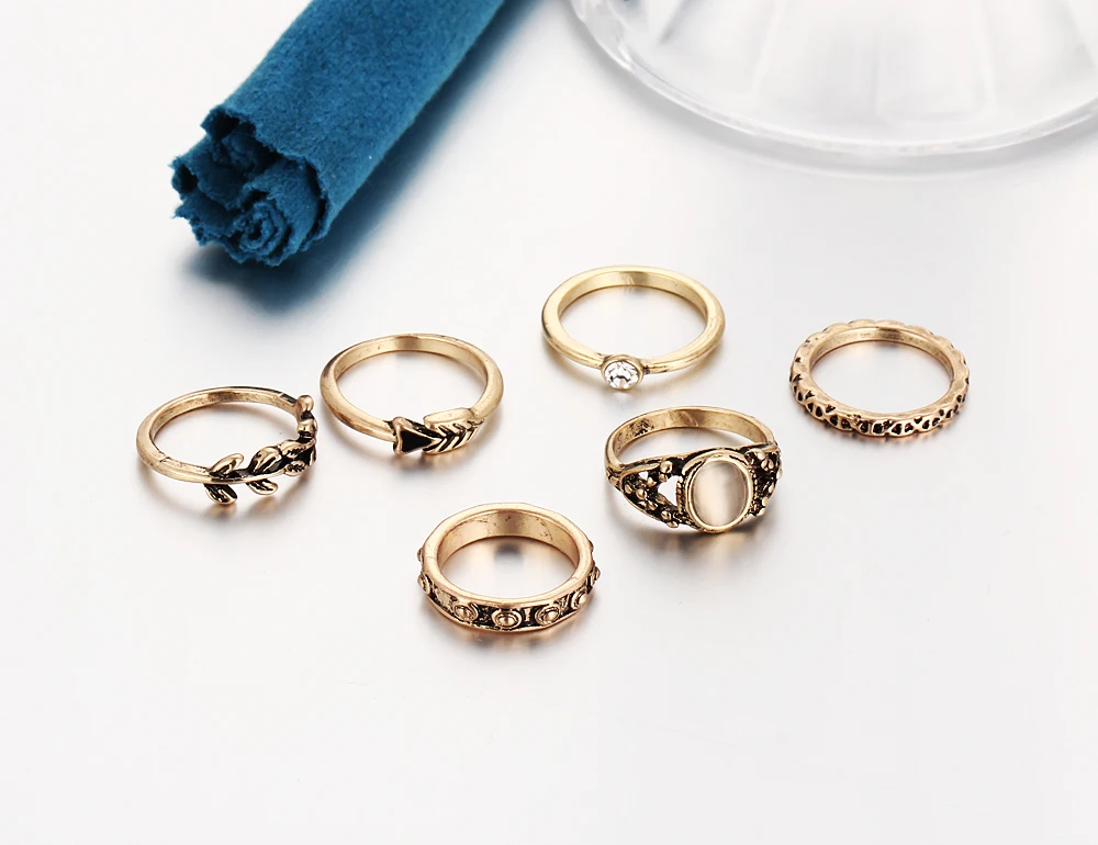 Женское кольцо с опалом украшение в стиле ретро | Украшения и аксессуары