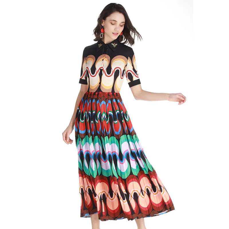 Высокое качество 2019 сезон: весна–лето женское платье новые удивительные