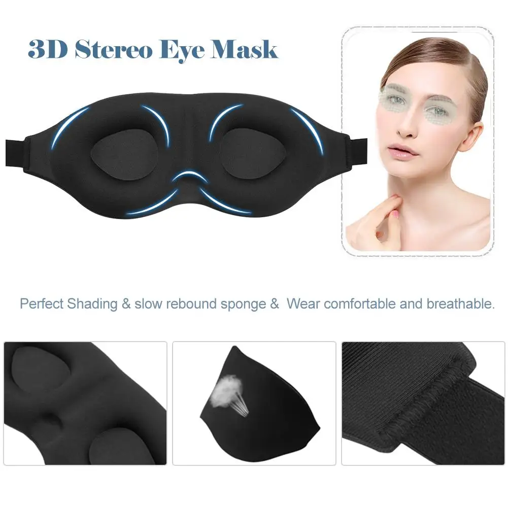 Двухслойная 3D стерео маска для глаз USB паровой тени для век маска Анти темный круг глаз патч массажер для глаз Уменьшение усталости сна