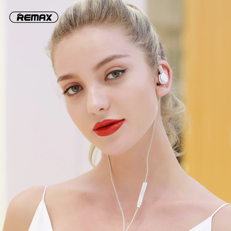 Remax Тройная движущаяся катушка шумоподавление hifi наушники 3 привода с микрофоном
