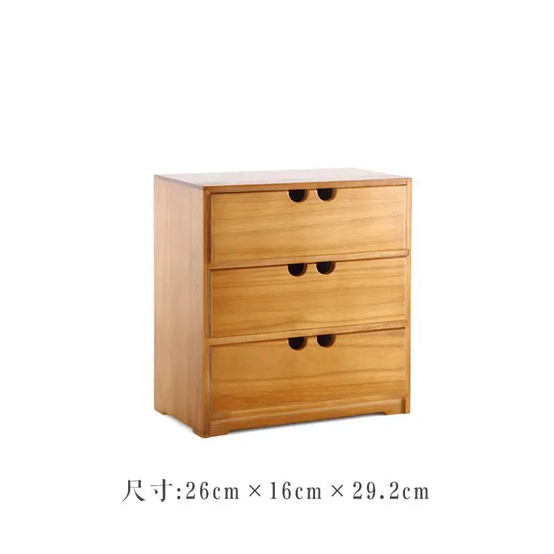Style 2 Шкатулка из цельного дерева, косметический ящик рабочий стол, коробка для хранения, настольная стойка для хранения - Цвет: Style 2