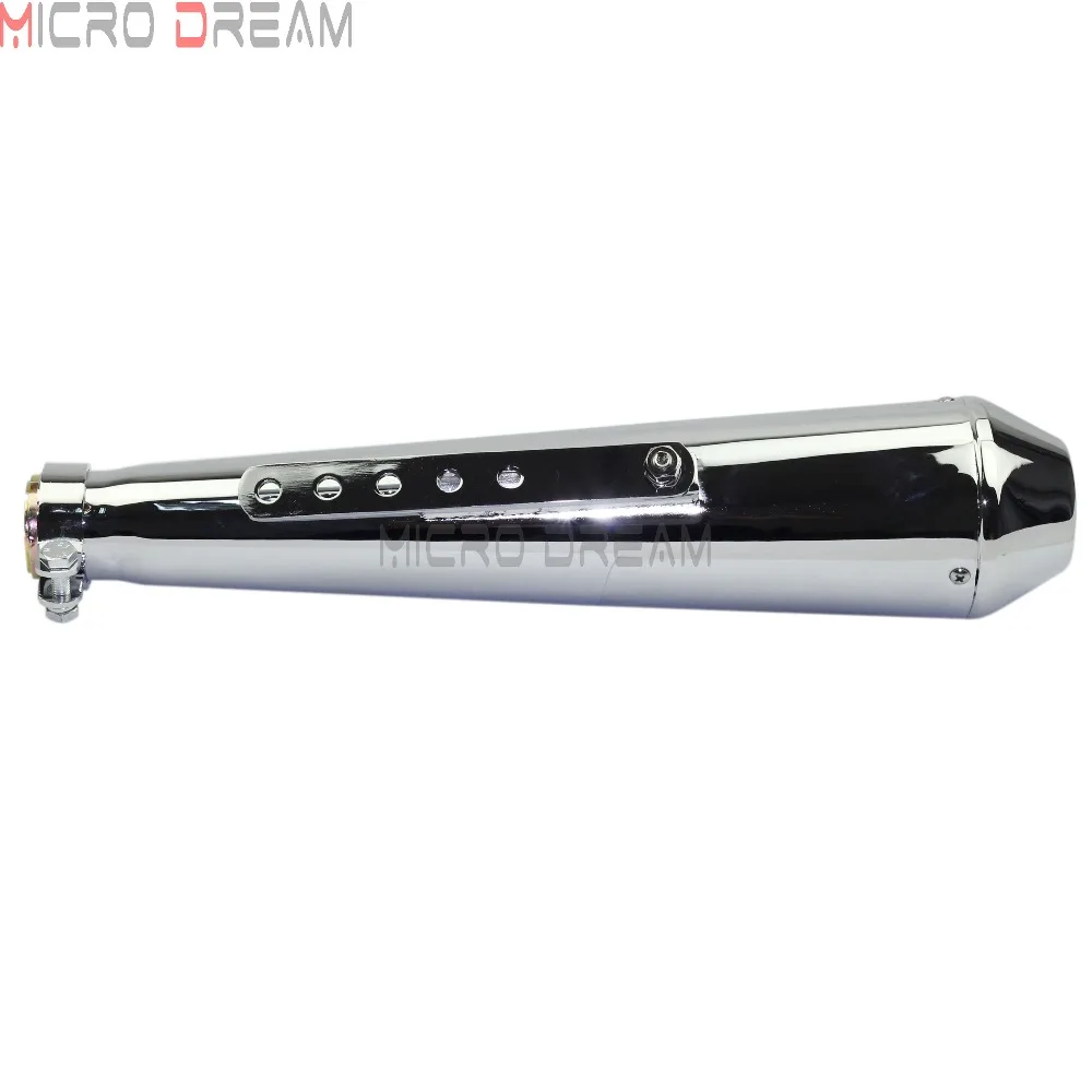 450 мм Φ Exhuast Глушитель Трубы w/DB Killer 1 5/8 &quot&amp 1/2&quot &amp 7/16 &quotUniversal For Harley Cafe Racer Choppers |
