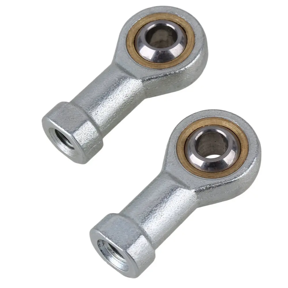 Silver 8mm Female Metric Left Hand Self Lubrication Threaded Rod End Joint Bearing Pack of 2 | Обустройство дома