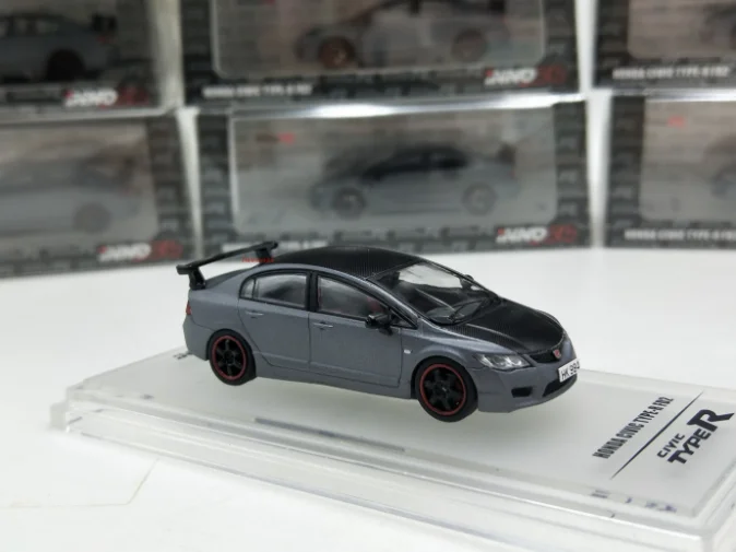 Оригинальная фабрика 1:64 HON DA CIVIC Тип R FD2 автомобильные игрушки из сплава для детей