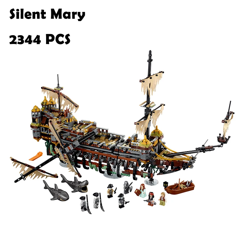 16042 2370 шт Пираты Карибского моря мертвецы сказать без сказок silent Mary строительные