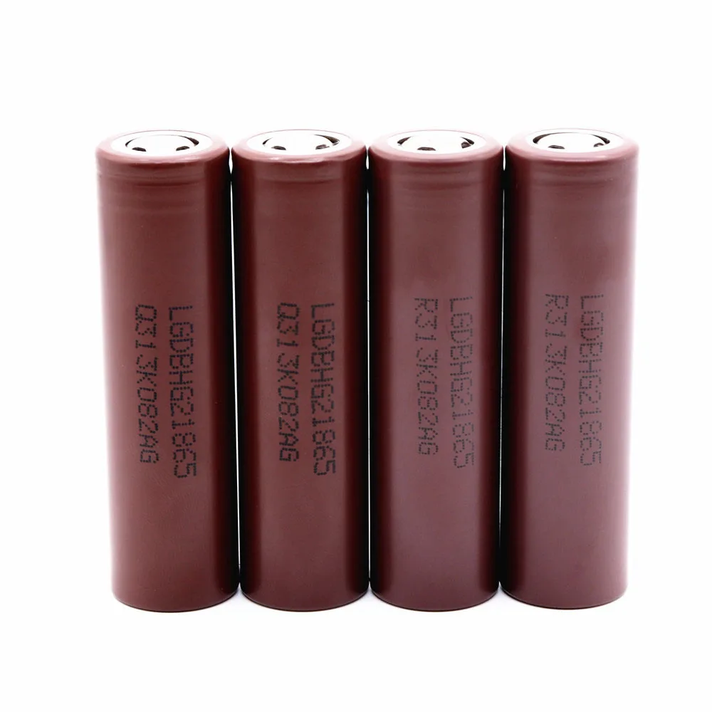 4PCS INR18650HG2 18650 3,7 V 3000 мА/ч, литий Перезаряжаемые Батарея разрядки 20A для заправки электронных сигарет/электрические инструменты/power bank - Цвет: 4PCS