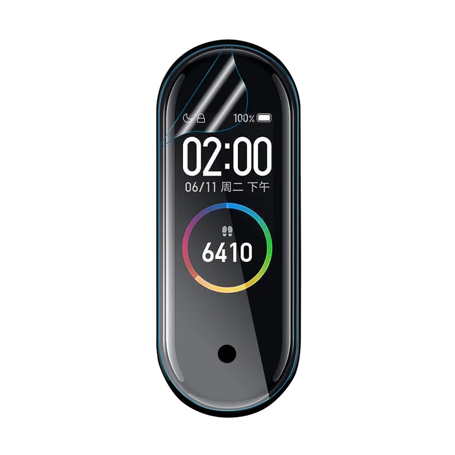 10 шт. Защитная пленка для Xiaomi 2 3 4 Mi Band ультратонкая экрана смарт браслета Miband