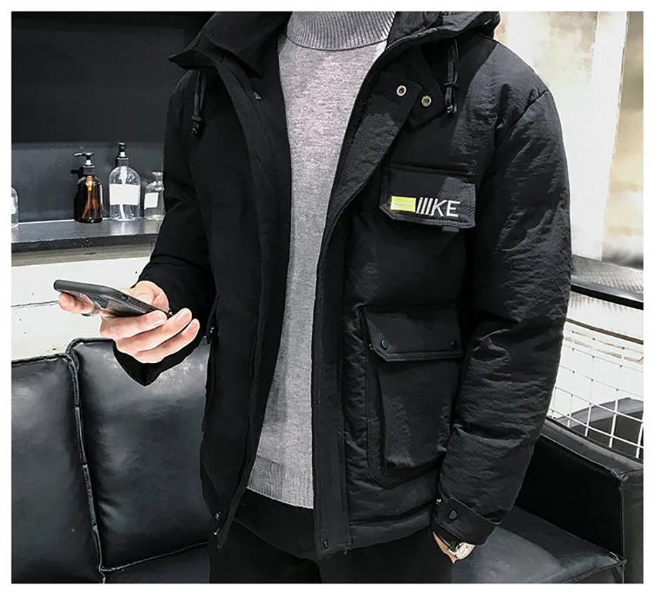 Лидер продаж, парка, мужские зимние куртки, хлопок, Chaquetas Hombre Parkas, мужская повседневная верхняя одежда, мужские куртки и пальто