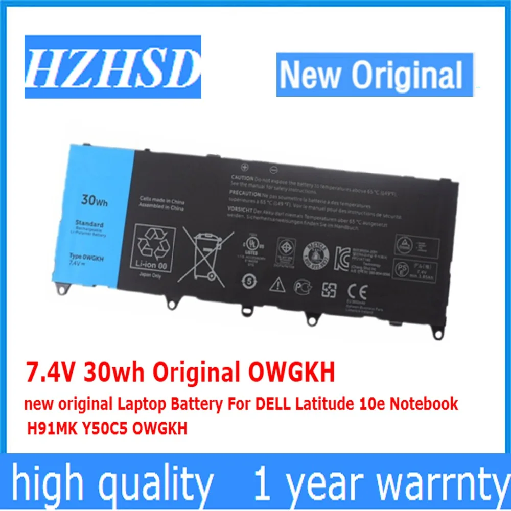 

7.4V 30wh Original OWGKH new Laptop Battery For DELL Notebook H91MK Y50C5 OWGKH