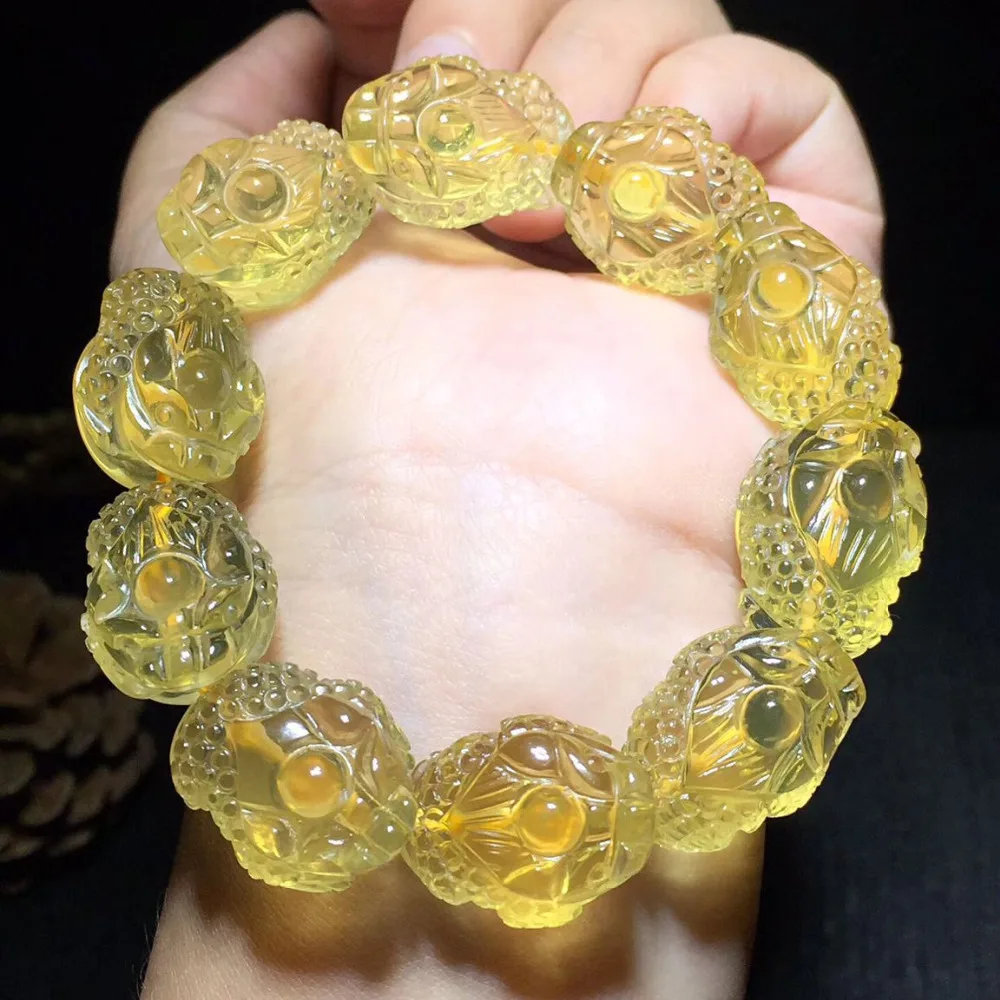

Natural Citrine toad Bracelet men and women of jewelry gift certificate