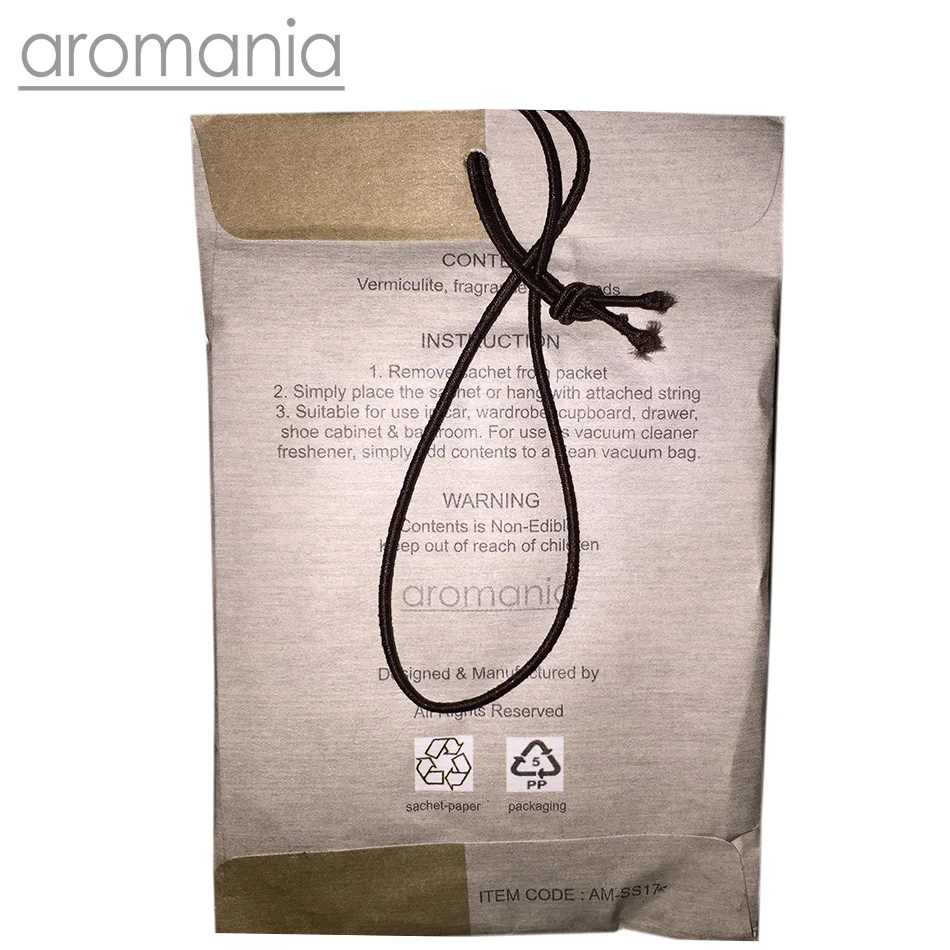 6 шт./лот Aromania Fresh Sandaood ароматизированный саше ящик пакеты для спальни