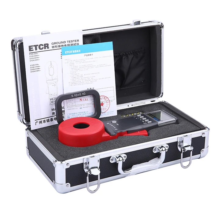 ETCR2100C + зажим на Измеритель сопротивления заземления 0 01 ~ 1200 Ом|meter clamp|clamp on meterclamp
