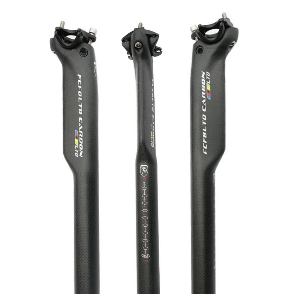 

FCFB Carbon bike seatpost ultralight mountain road bike bicycle seatpost saddle seat post seat tube bike parts 27.2/30.8/31.6mm