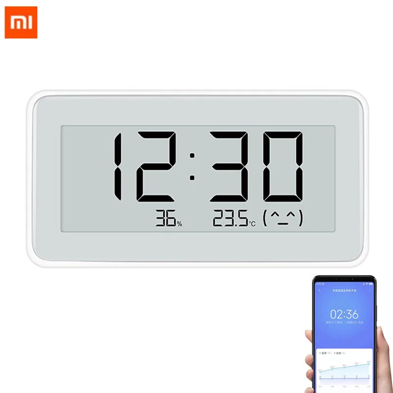 Xiaomi Mijia BT4.0 термометр, ЖК-измерительные приборы, беспроводные умные электрические цифровые часы, гигрометр для помещений и улицы